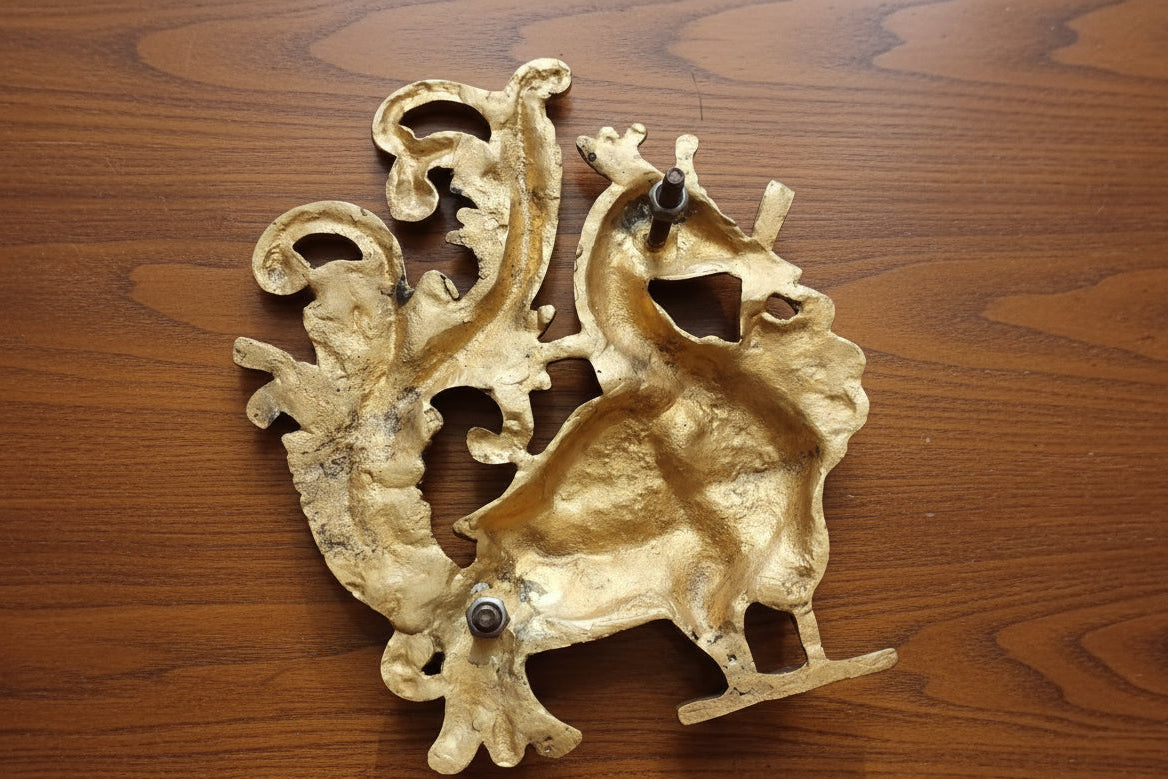 Handcrafted Brass peacock Wall Hanging – Symbol of Prosperity, Grace & Traditional Decor