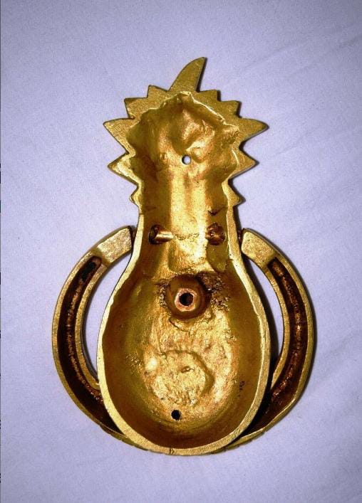 Brass Pineapple Door Knocker – Antique Finish