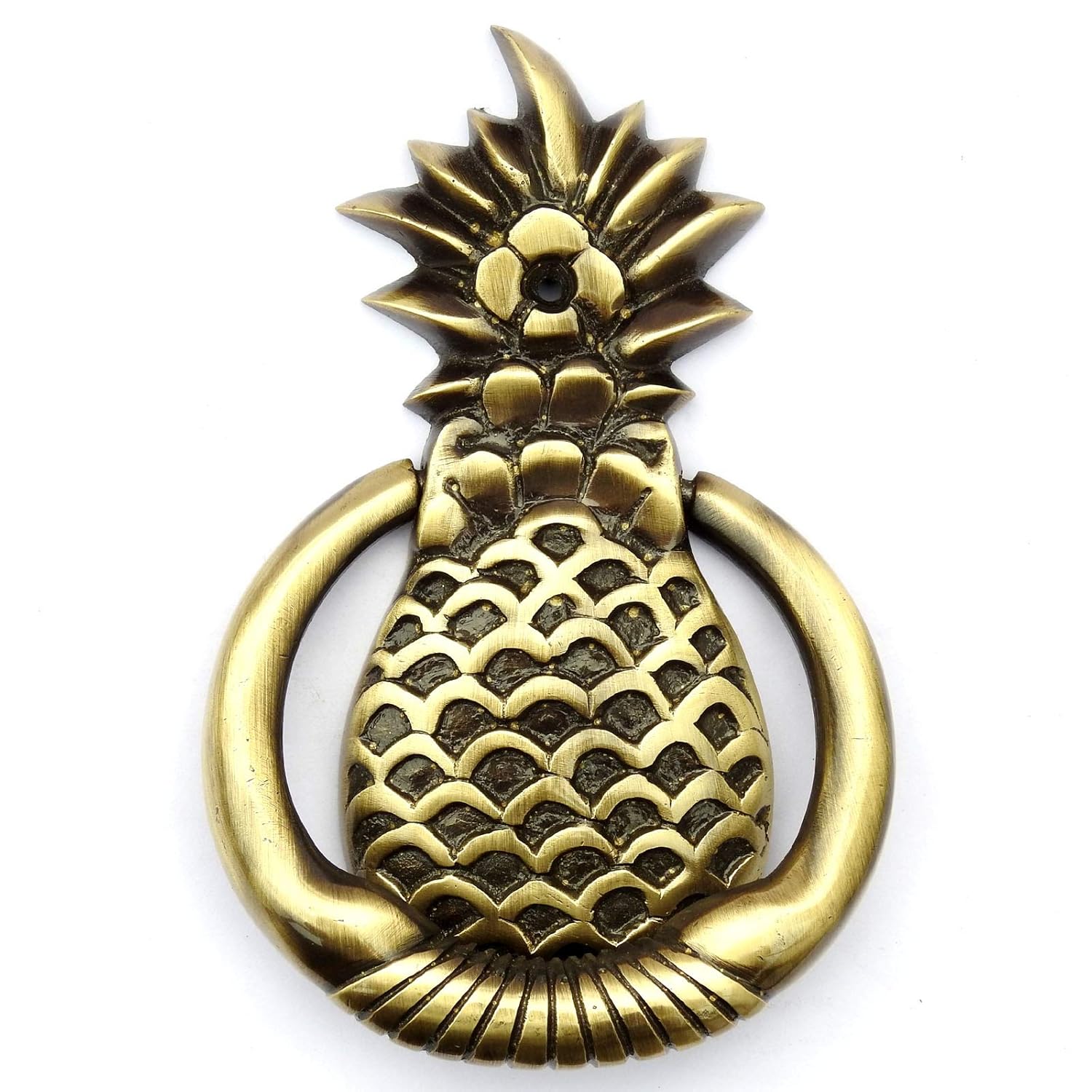 Brass Pineapple Door Knocker – Antique Finish