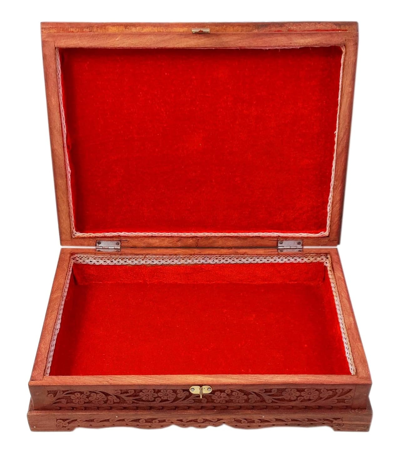 Sheesham Wooden Carving Rehal Box Holy Book for Reading Quran, Geeta, Guru Granth Sahib, Bible