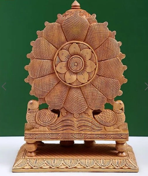 Wooden Ganesh /wooden Hand Carved Fine Ganesh Idol