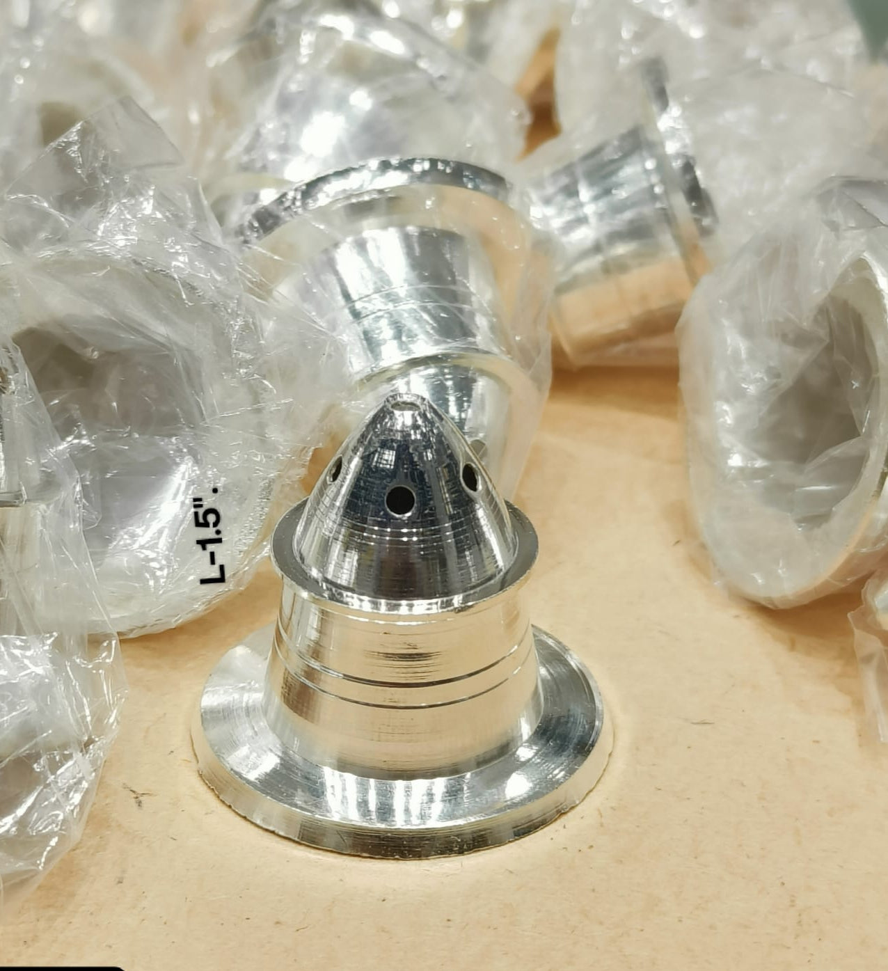 Silver Plated Rocket Shape Agarbatti Stand/Incense Holder, Set of 12 Pieces