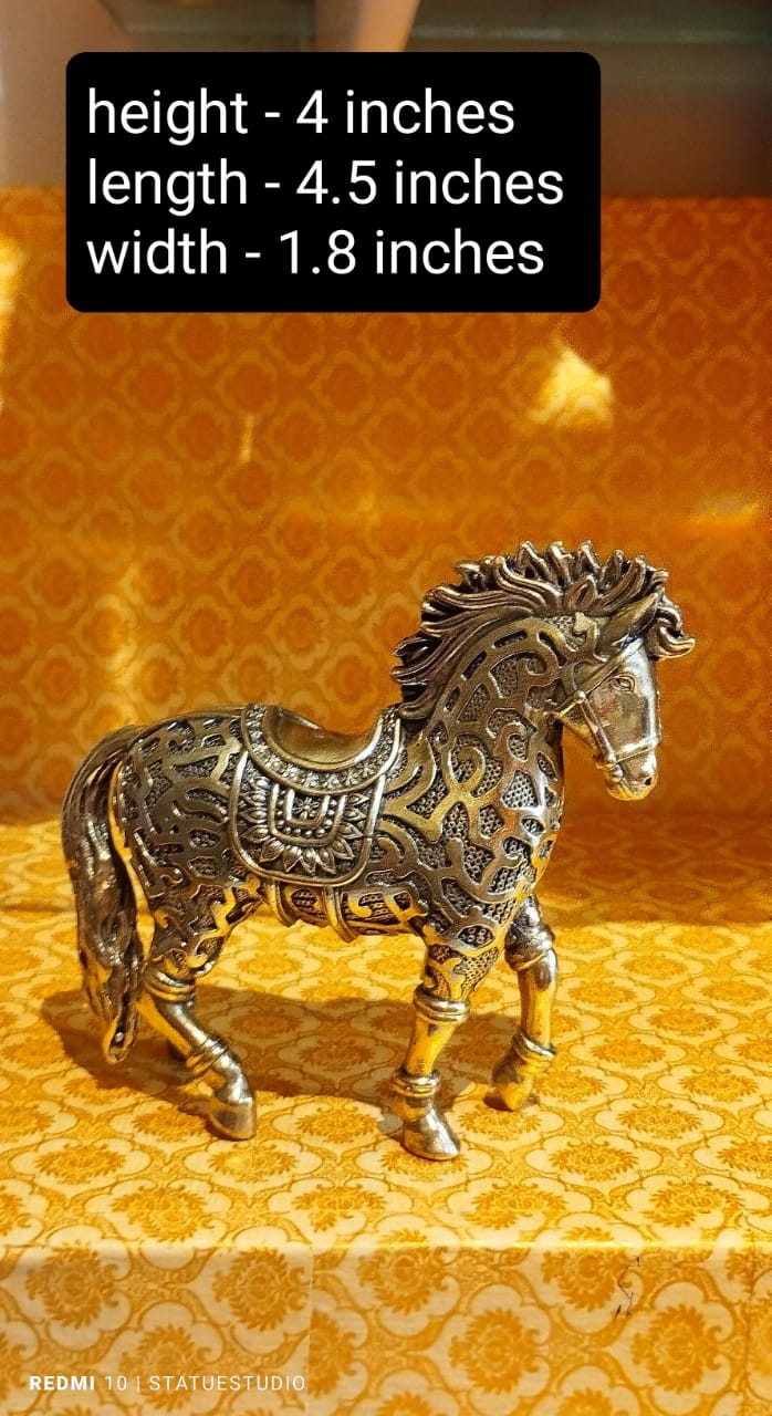 Brass Horse Statue – Majestic Showpiece for Home Décor, Office & Gifting