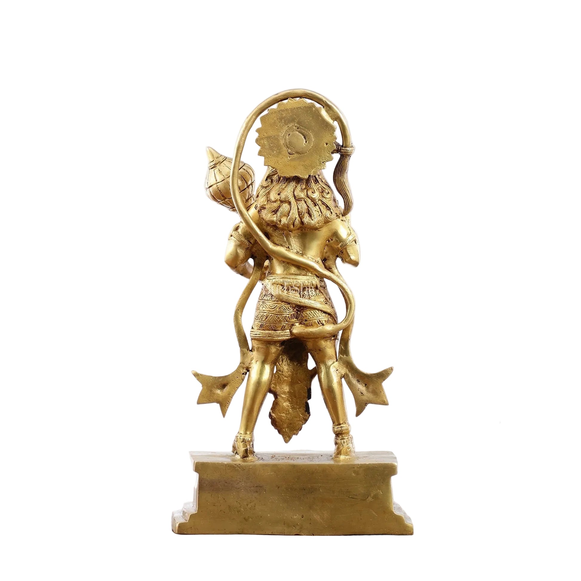 Brass Hanuman Statue – Sacred Showpiece for Home Décor, Temple & Spiritual Gifting