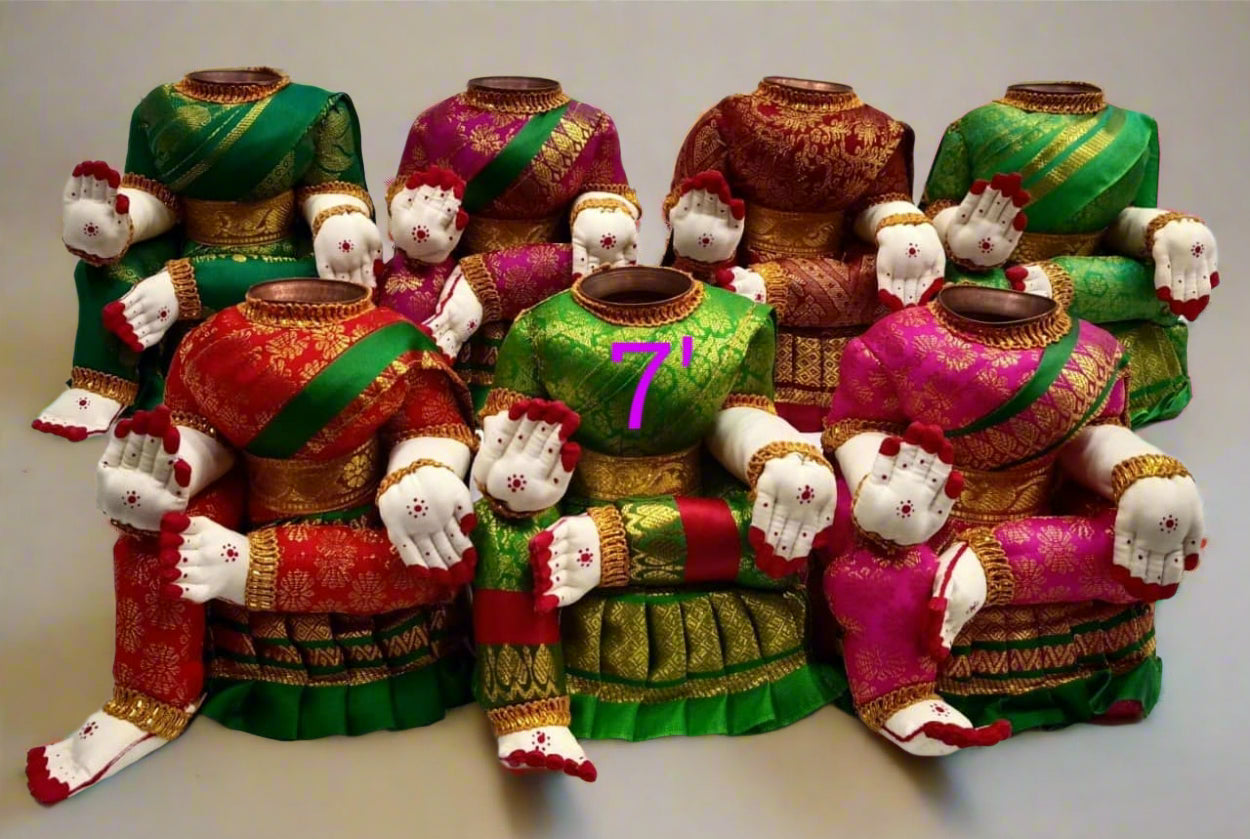 Lakshmi Doll for Varalakshmi Pooja – 7" Traditional Decor Idol