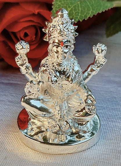 German silver Laxmi ganesh set for diwali/ housewarming/ temple home / gift item