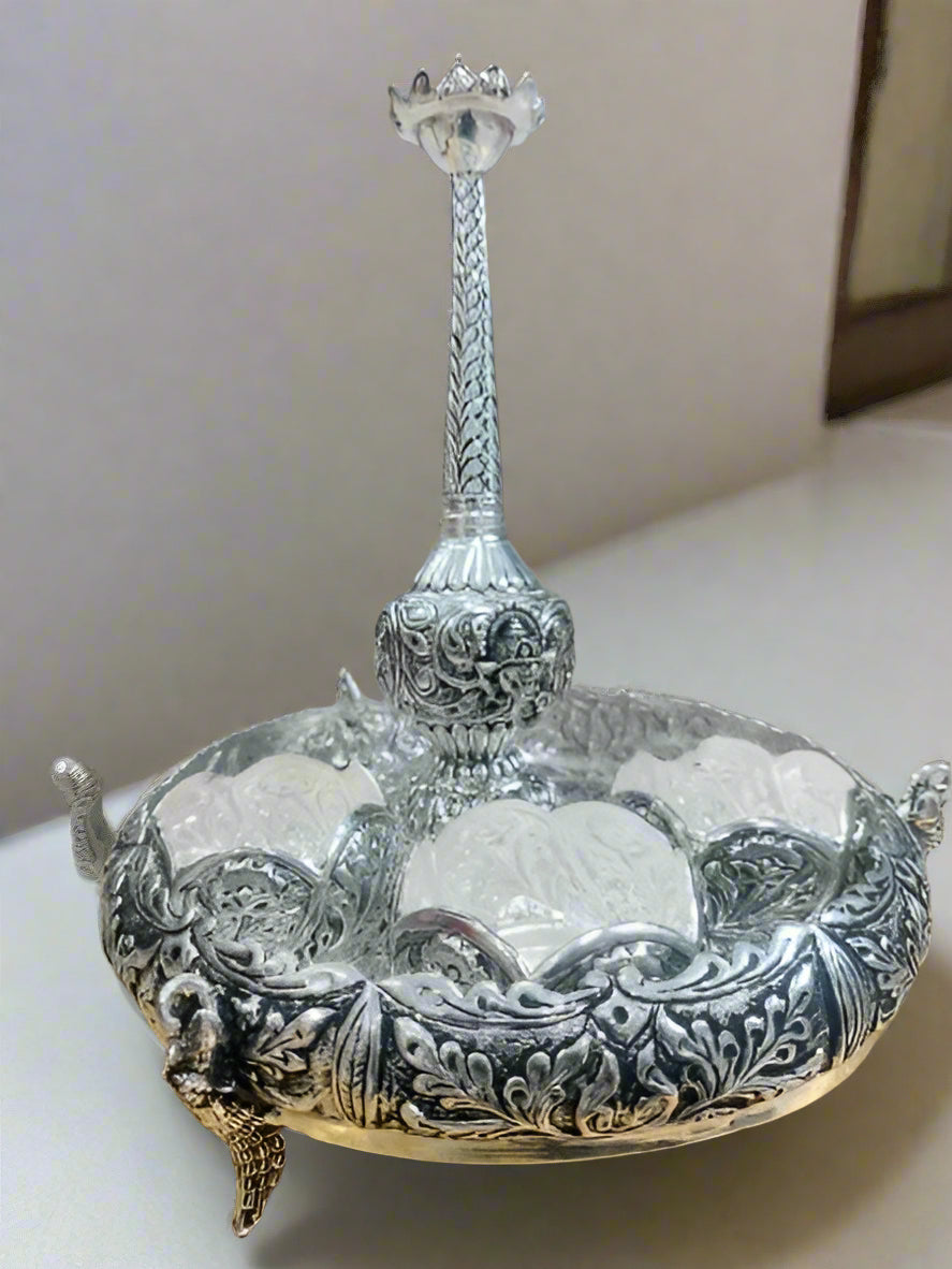 Antique German Silver Wedding Welcoming Set/Pooja Set/Housewarming/Gift Item