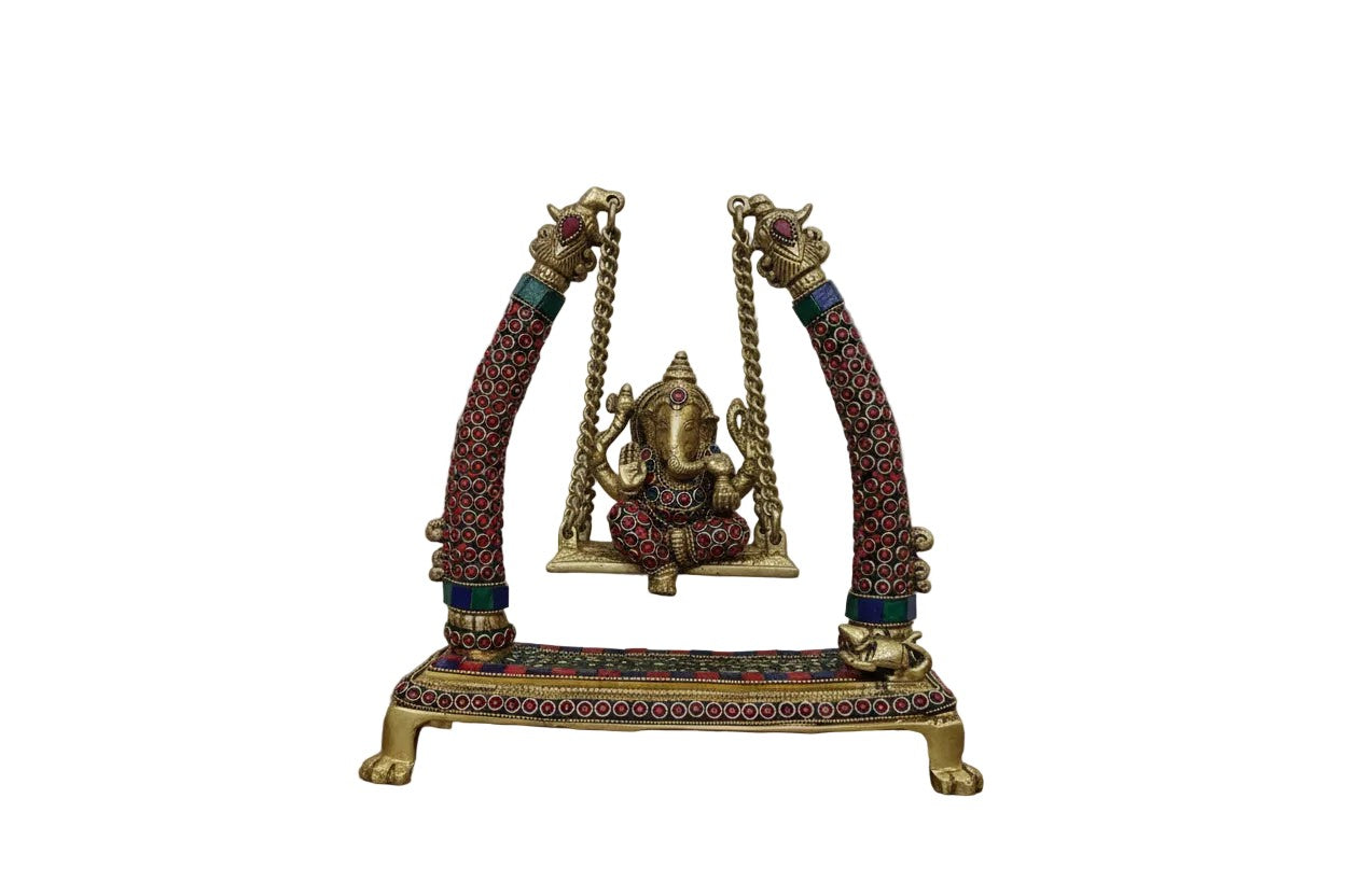Lord Ganesh symbolizes wisdom, prosperity, and the removal of obstacles — making this piece a source of blessings in any home.