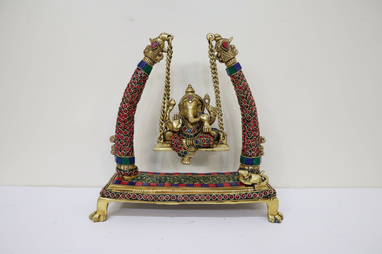 Lord Ganesh symbolizes wisdom, prosperity, and the removal of obstacles — making this piece a source of blessings in any home.