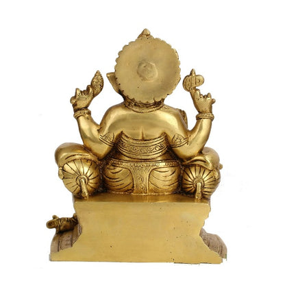 Brass Ganesha Statue 24 cm