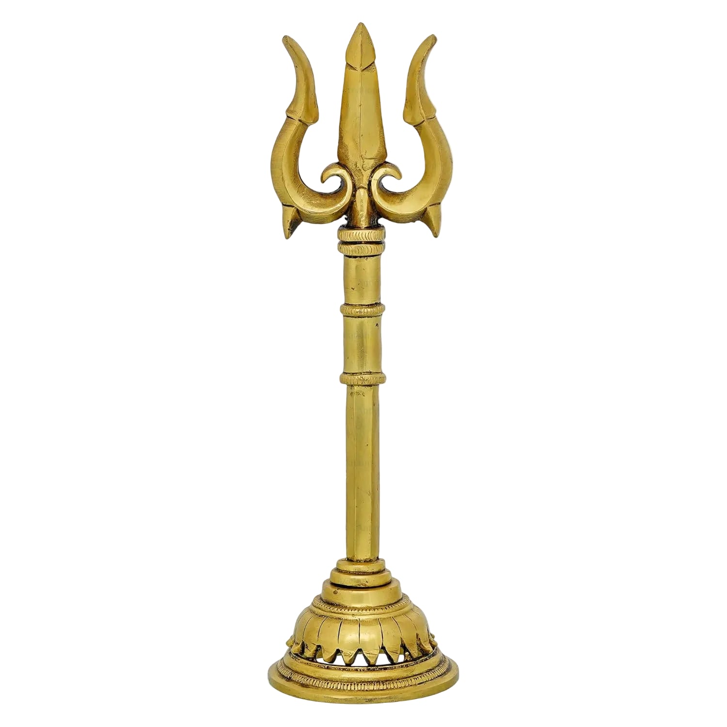 Brass Trishul  – Lord Shiva’s Divine Trident for Puja Room, Temple & Home Decor