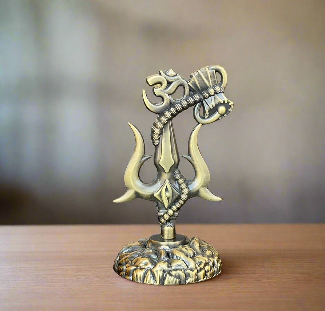 brass Divine Shiva Trishul Symbol – Vastu Remedy & Spiritual Gift