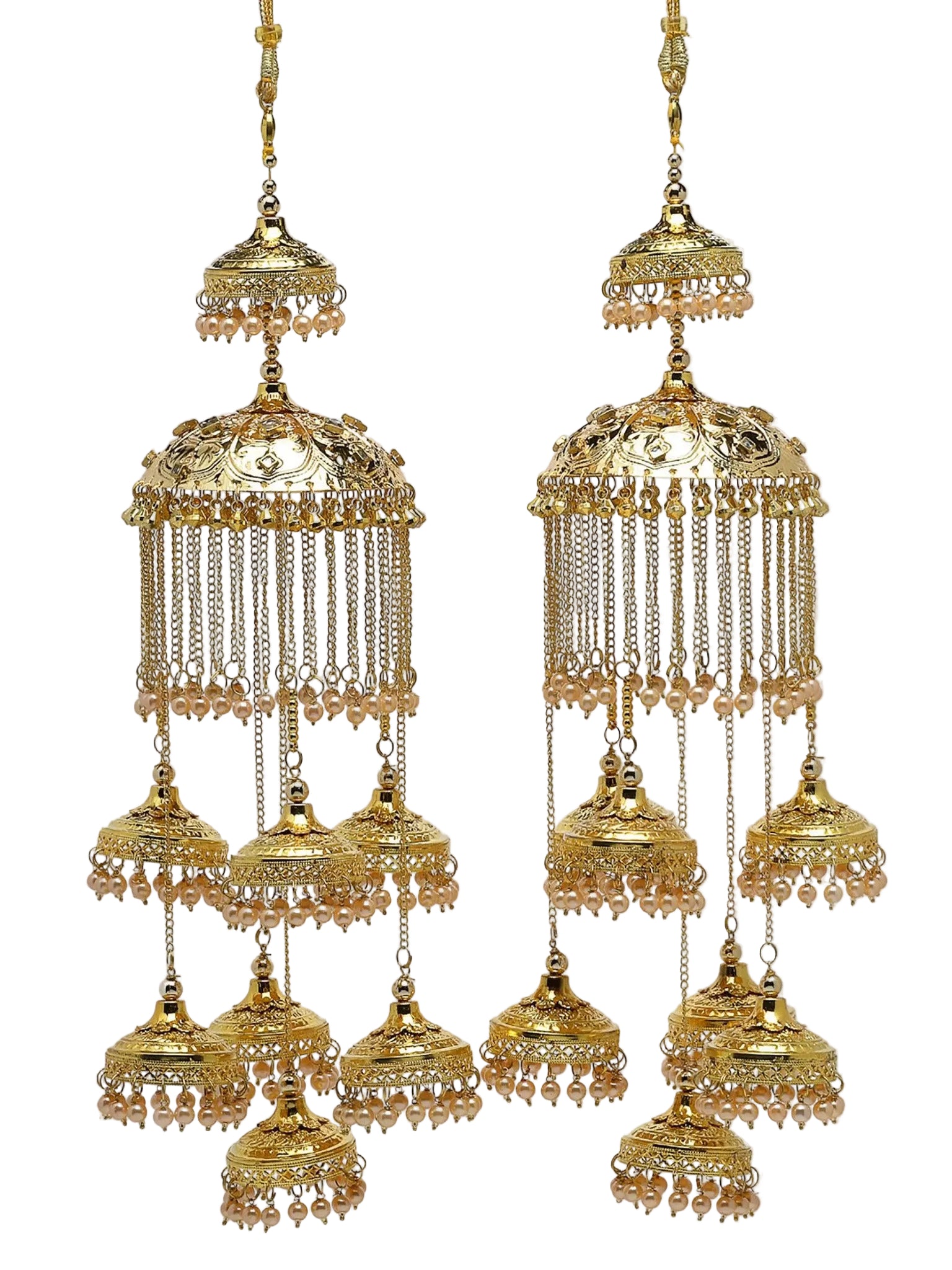 Golden kaleere for Women/Kaleera/Kalera/Bridal Hand Hanging/kaleera for Brides/Girls