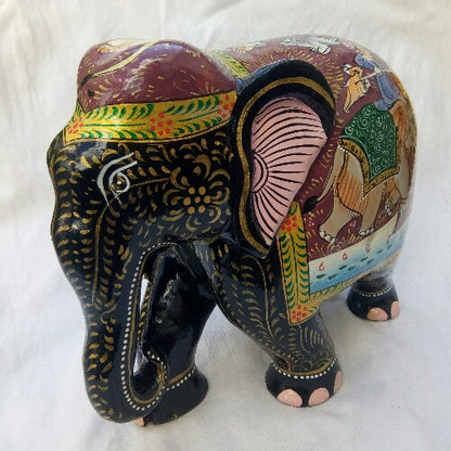 Handpainted Wooden Elephant for Home Decor/showpiece/Statue