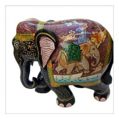 Handpainted Wooden Elephant for Home Decor/showpiece/Statue