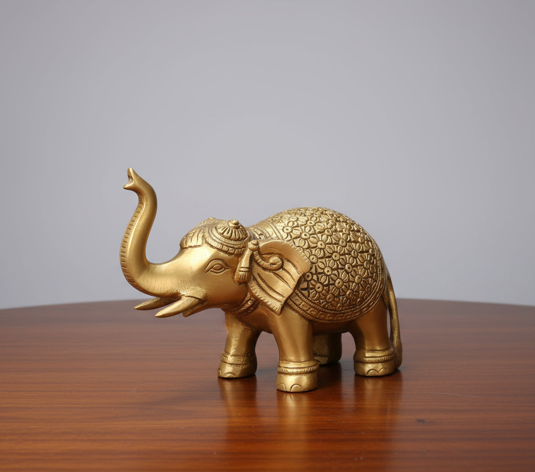 Brass Elephant Statue for Home décor/Gift Item