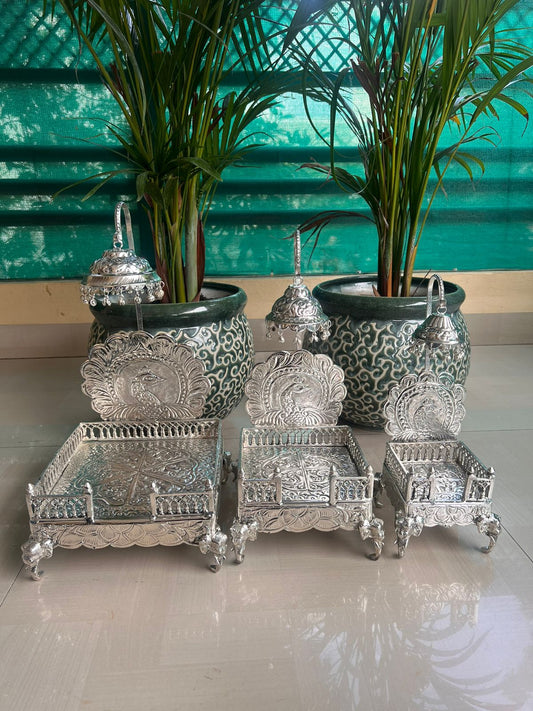 German silver elephant legs laddu Gopal sing Hasan