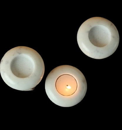 marble tea light holder set of 4 holders for home décor/Diwali/gift item