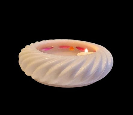 marble spiral design 6" urli for fruits/home décor/gift item/snacks