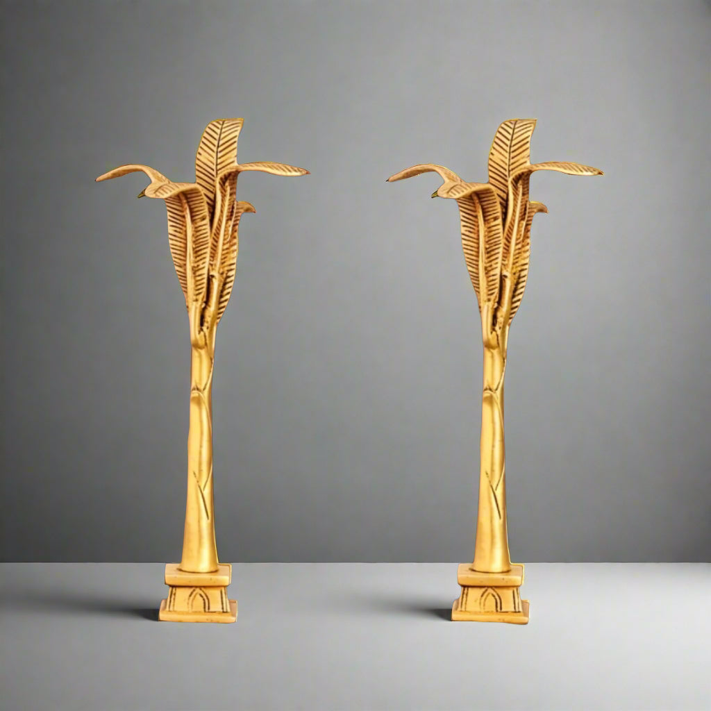 Sacred Brass Banana Tree – Symbol of Prosperity, Growth & Divine Blessings for Home & Pooja Decor