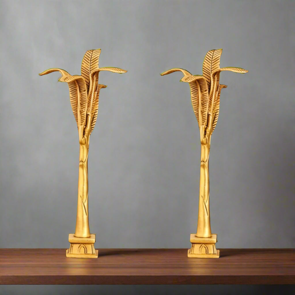 Sacred Brass Banana Tree – Symbol of Prosperity, Growth & Divine Blessings for Home & Pooja Decor