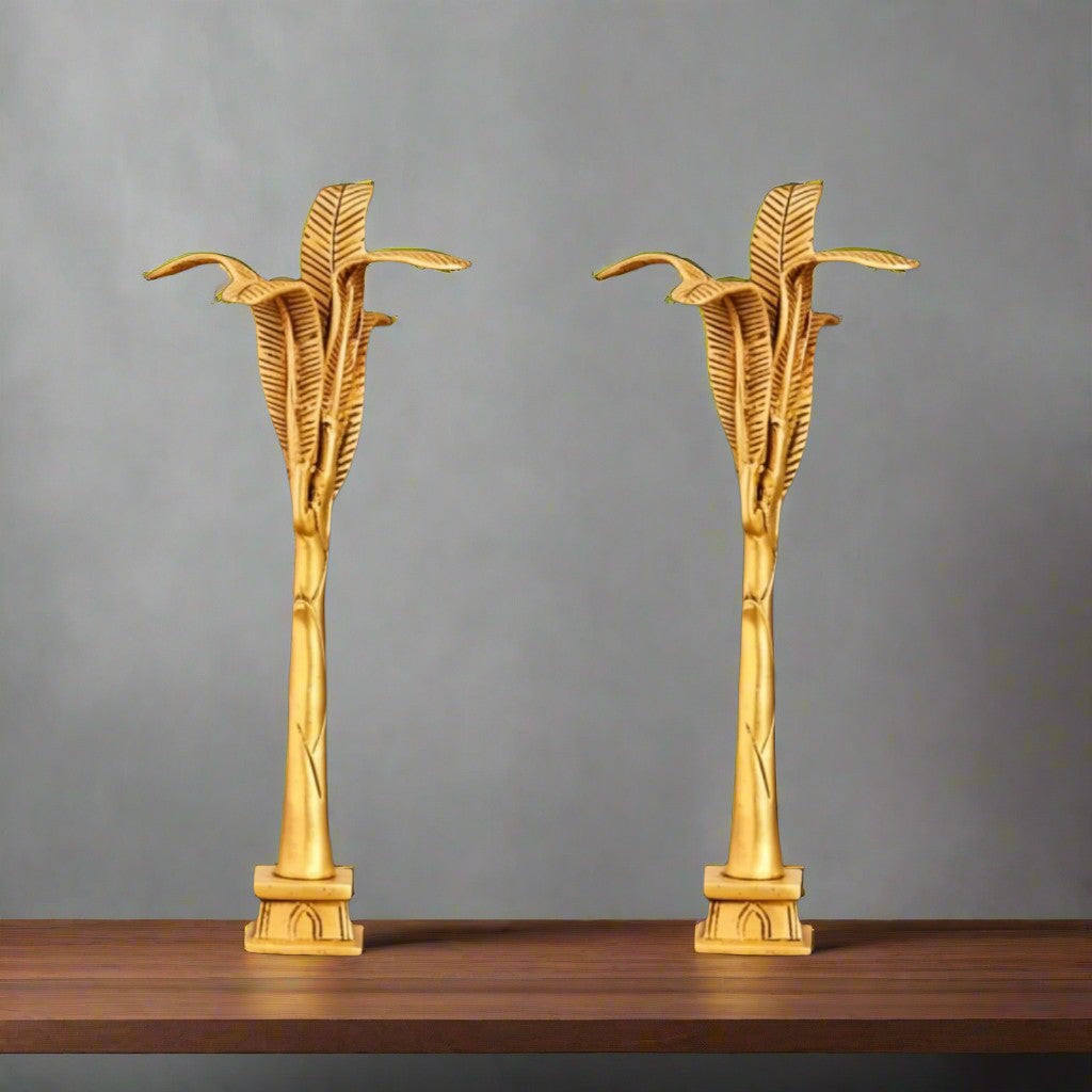 Sacred Brass Banana Tree – Symbol of Prosperity, Growth & Divine Blessings for Home & Pooja Decor