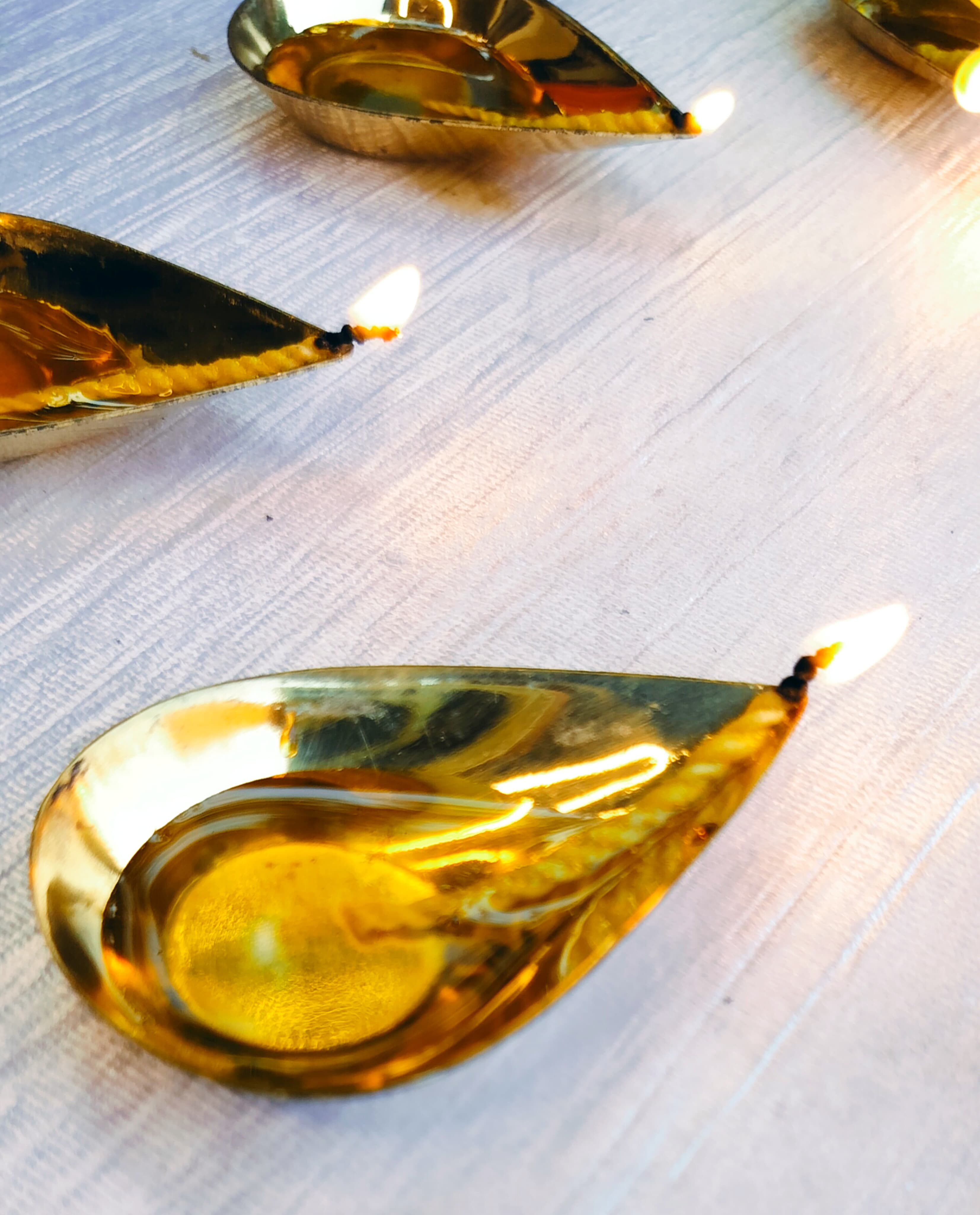 Set of 15 Pure Brass Diya for Daily use Pooja/ Gift Item/ House Warming