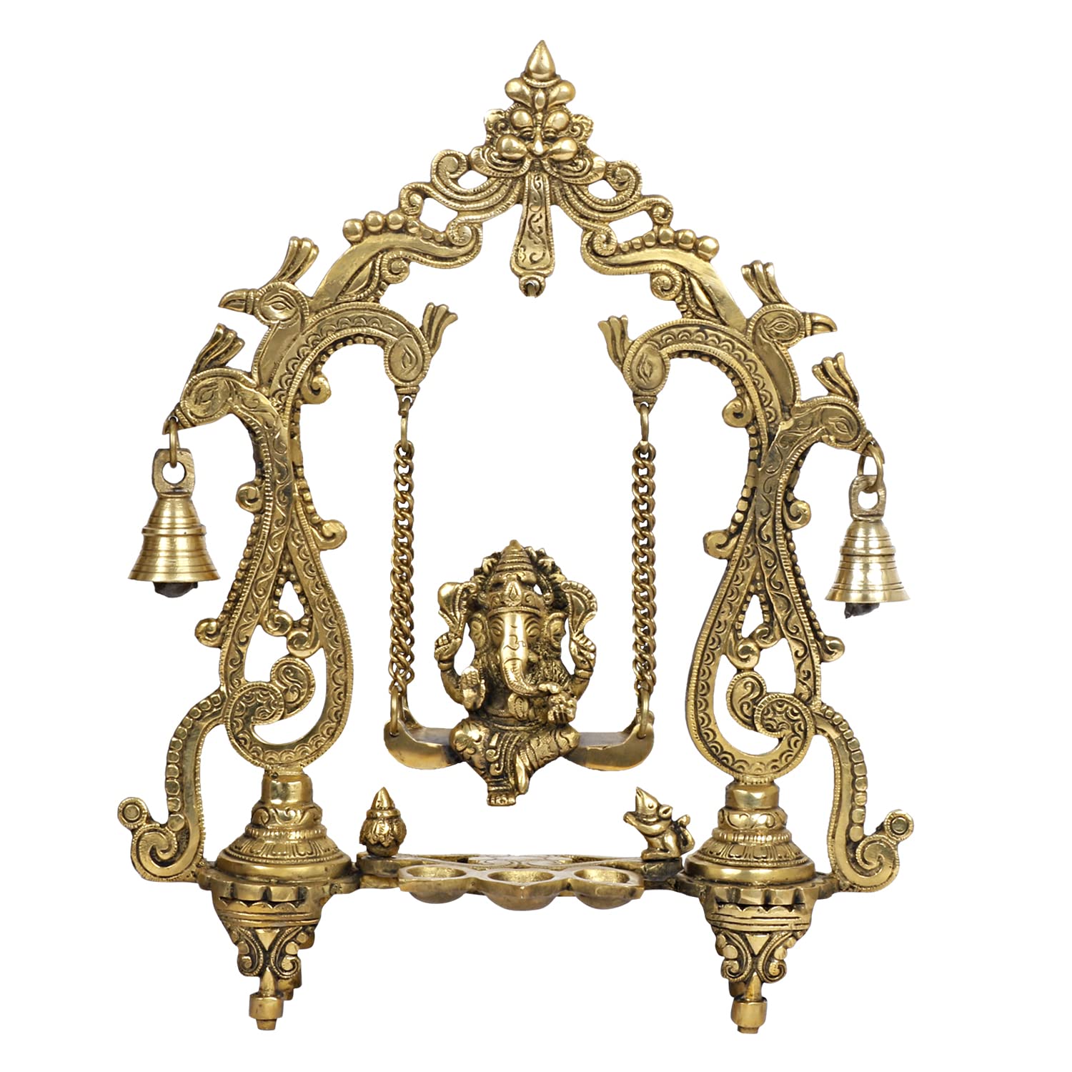 brass Ganesh on jhula/ swing