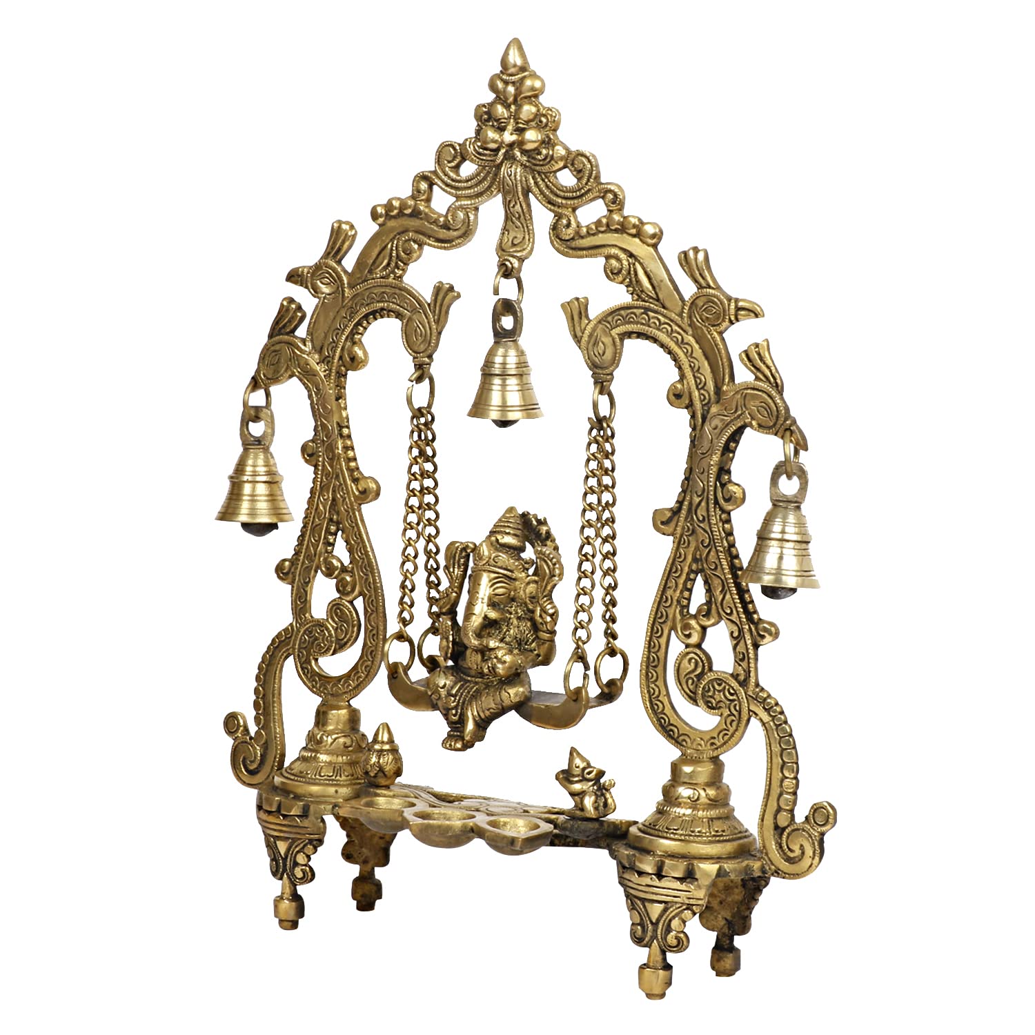 brass Ganesh on jhula/ swing