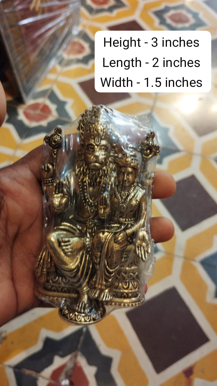 Handcrafted Brass Narasimha with Lakshmi – Auspicious Statue for Puja, Decor & Blessings