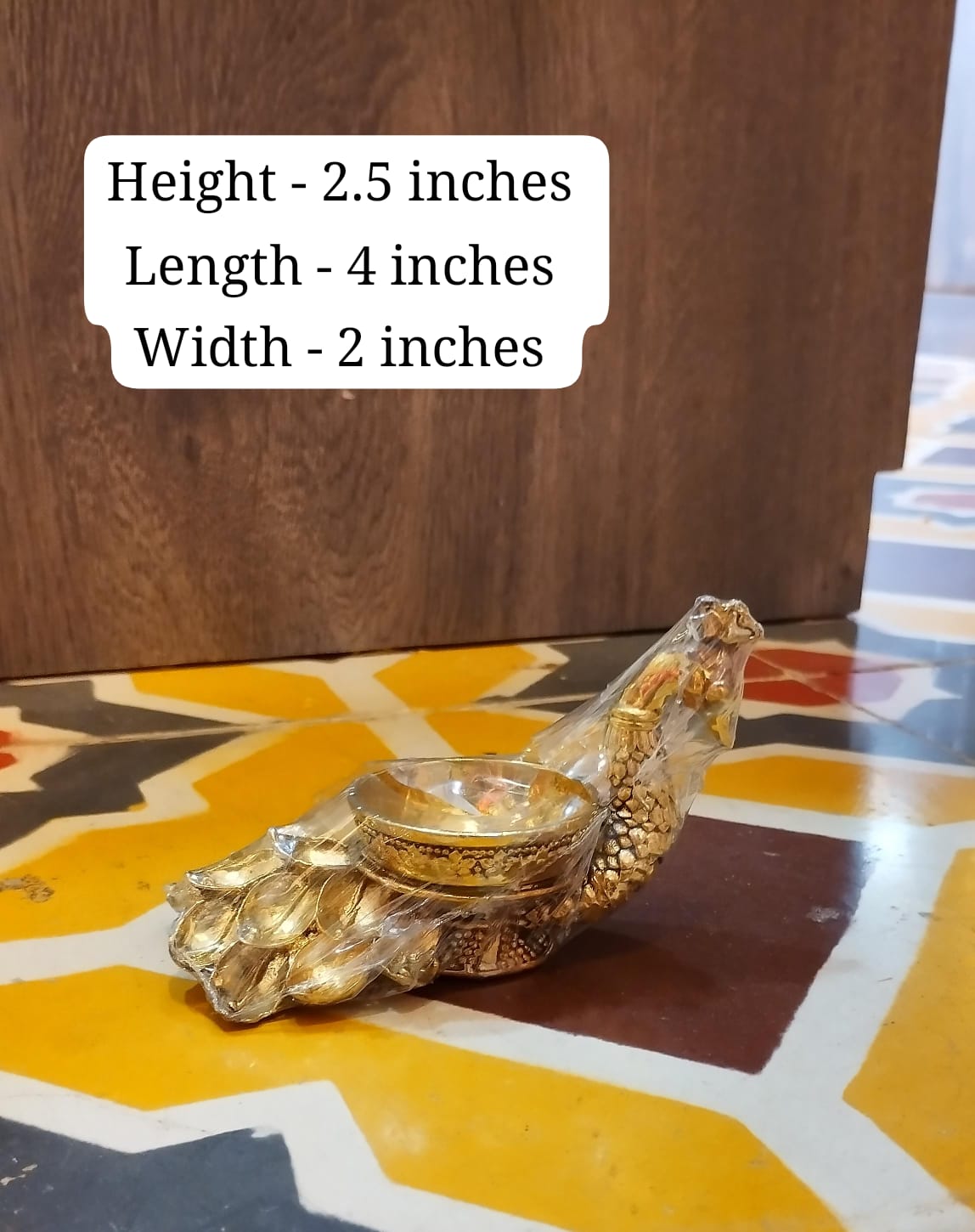 Set of 2 Brass Peacock Diya – Regal Symbols of Light, Grace & Auspicious Energy