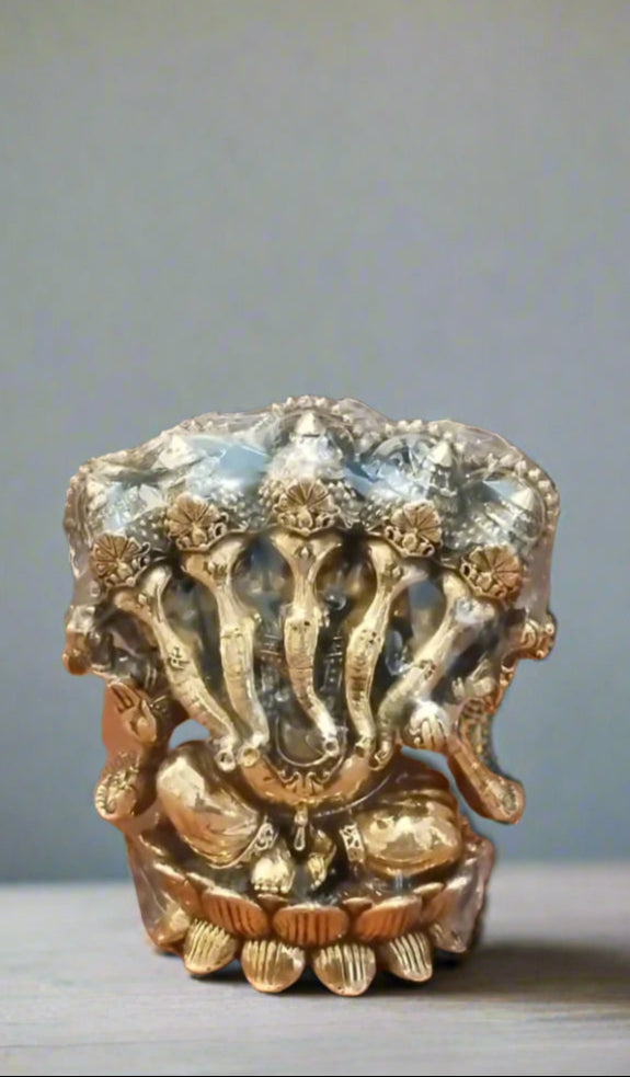 Sacred Panchmukhi Ganesha Idol in Brass – Divine Protection & Wisdom