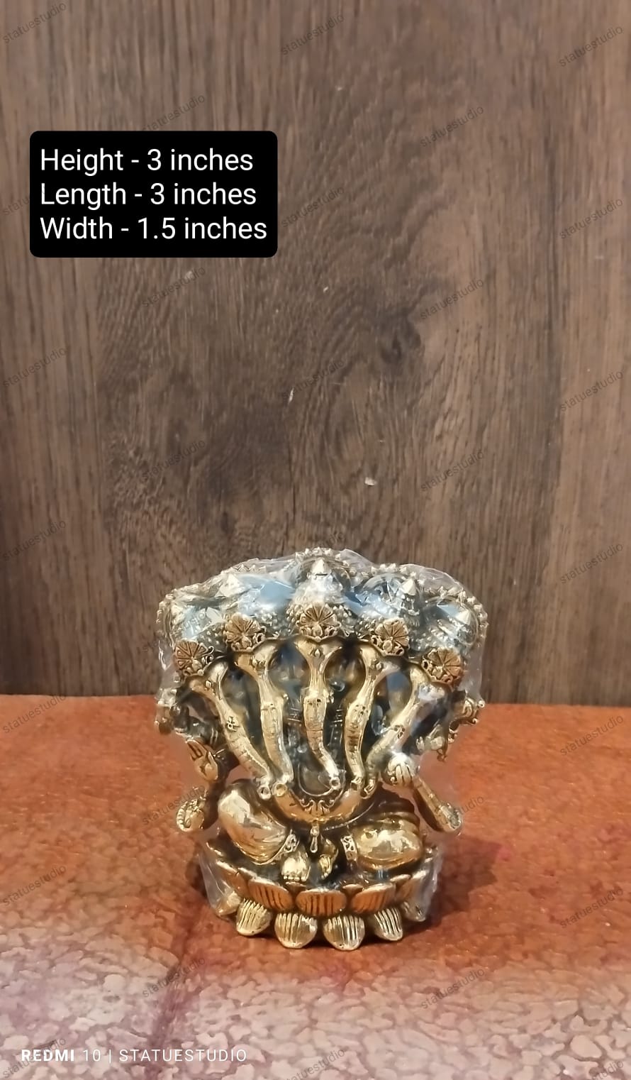 Sacred Panchmukhi Ganesha Idol in Brass – Divine Protection & Wisdom