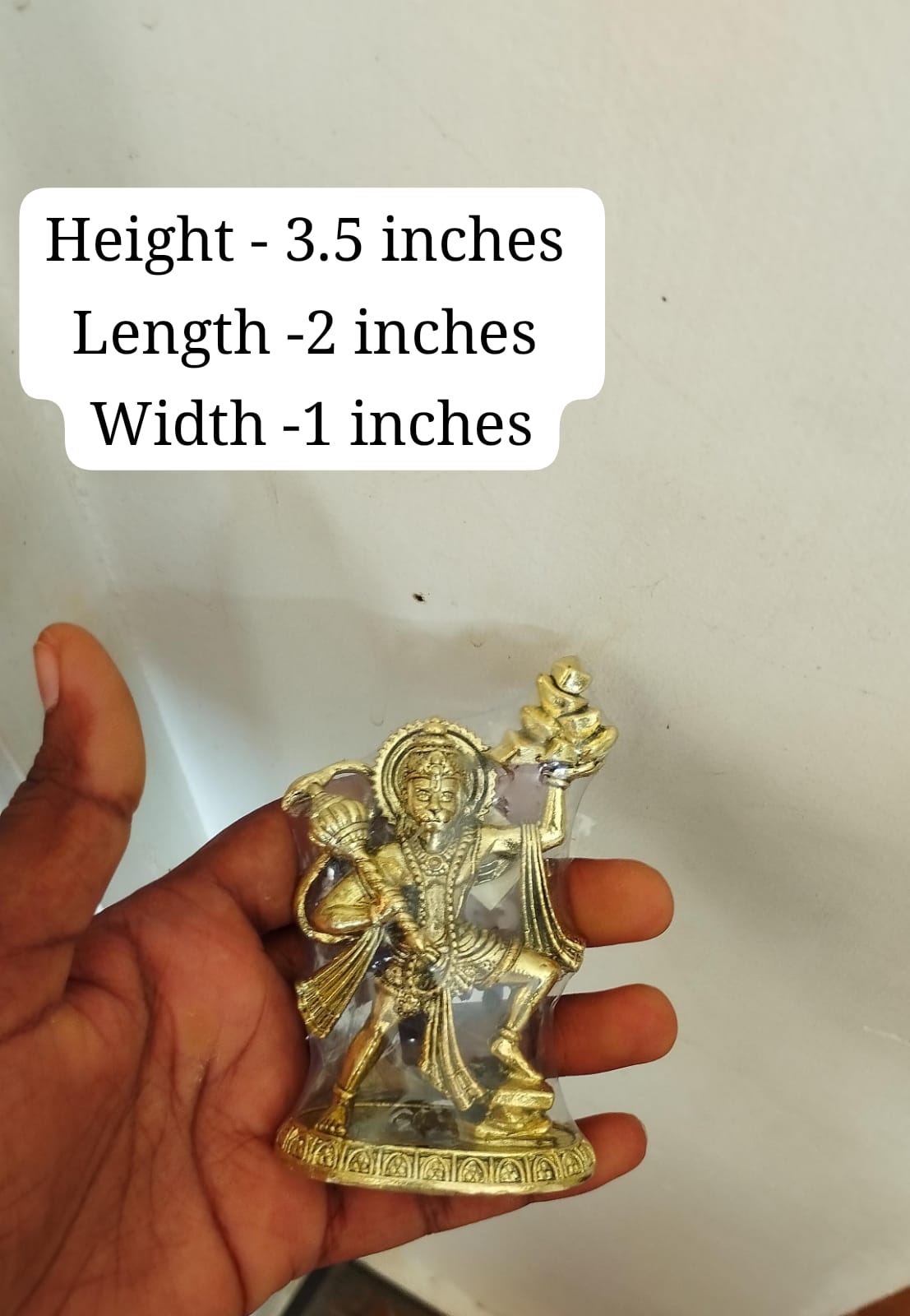 Brass Hanuman Idol – Strength, Devotion & Protection