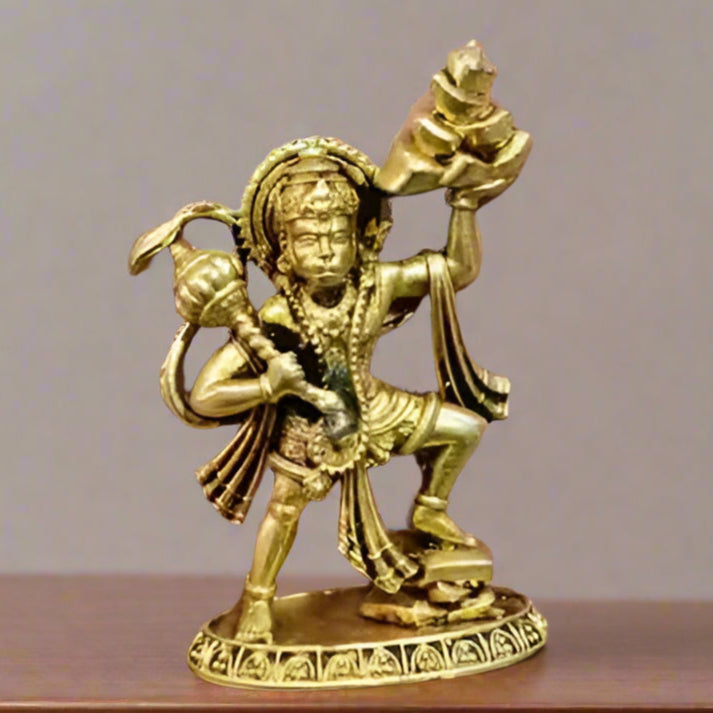 Brass Hanuman Idol – Strength, Devotion & Protection