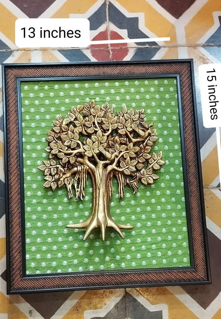 Brass Tree Wall Frame – Traditional Spiritual Wall Décor