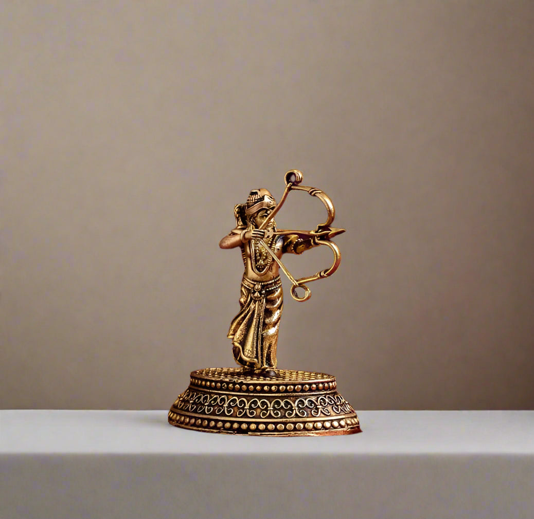 Pure Brass Ram Lalla Statue – Sacred Symbol of Dharma & Devotion