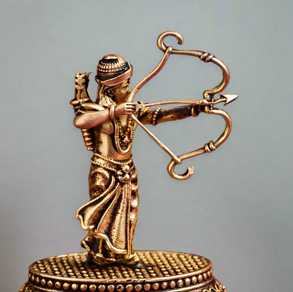 Pure Brass Ram Lalla Statue – Sacred Symbol of Dharma & Devotion