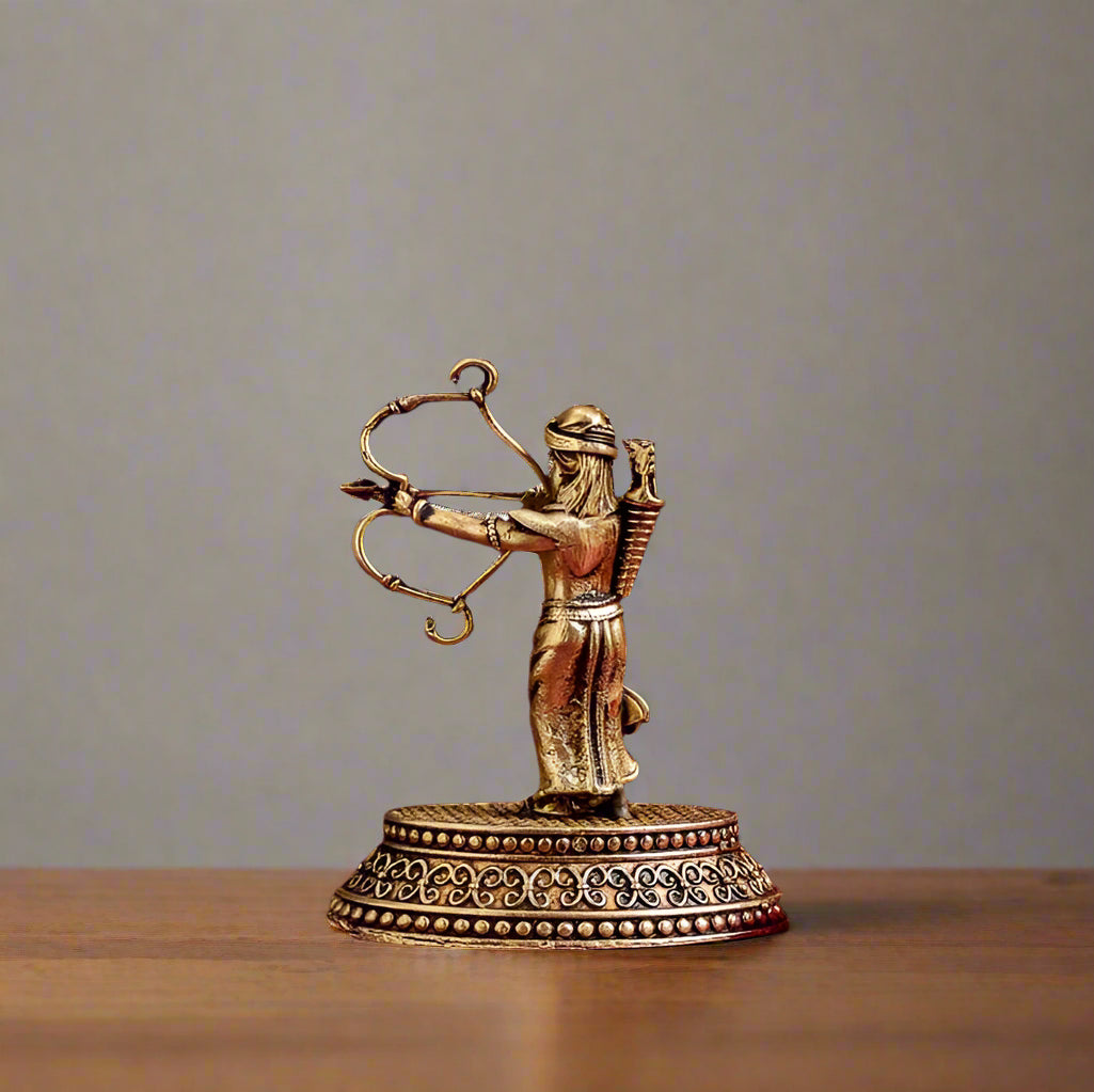 Pure Brass Ram Lalla Statue – Sacred Symbol of Dharma & Devotion