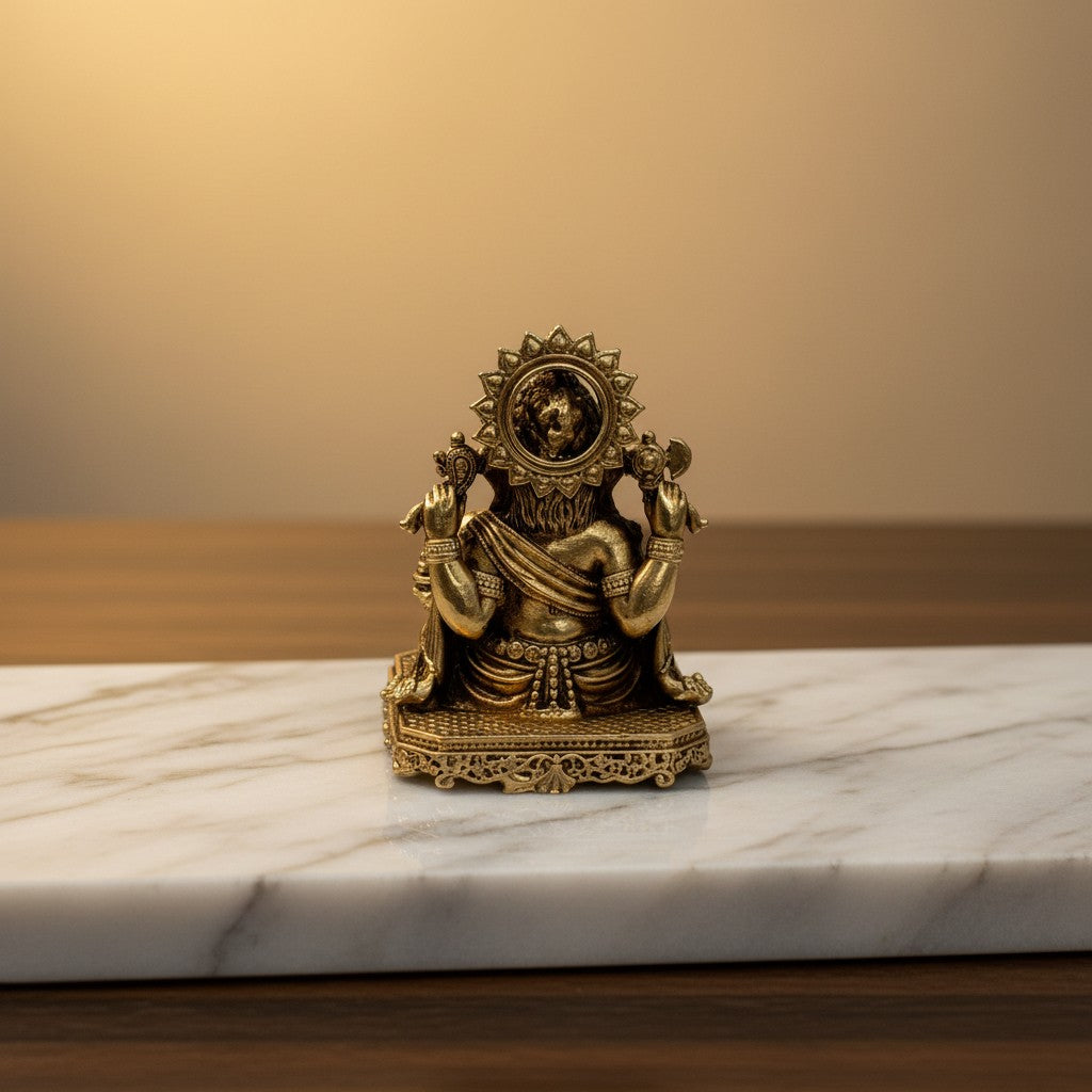 Brass Small Ganesha Idol – Divine Home Temple Decor