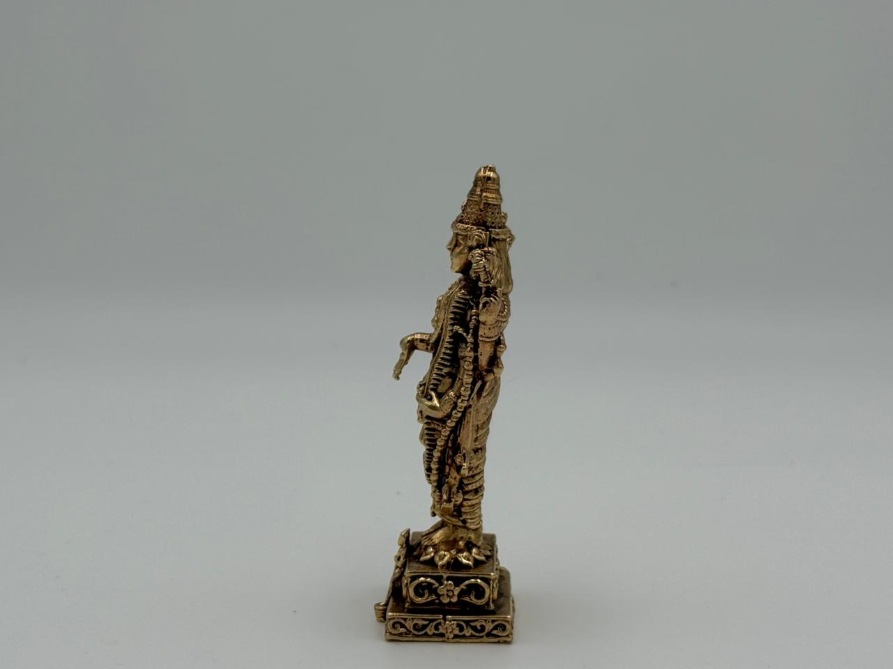 Brass Small Tirupati Idol – Divine Balaji Temple Decor