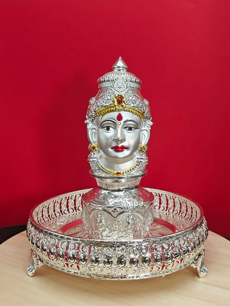 German Silver Pooja thali Combo Set - 8 Pieces