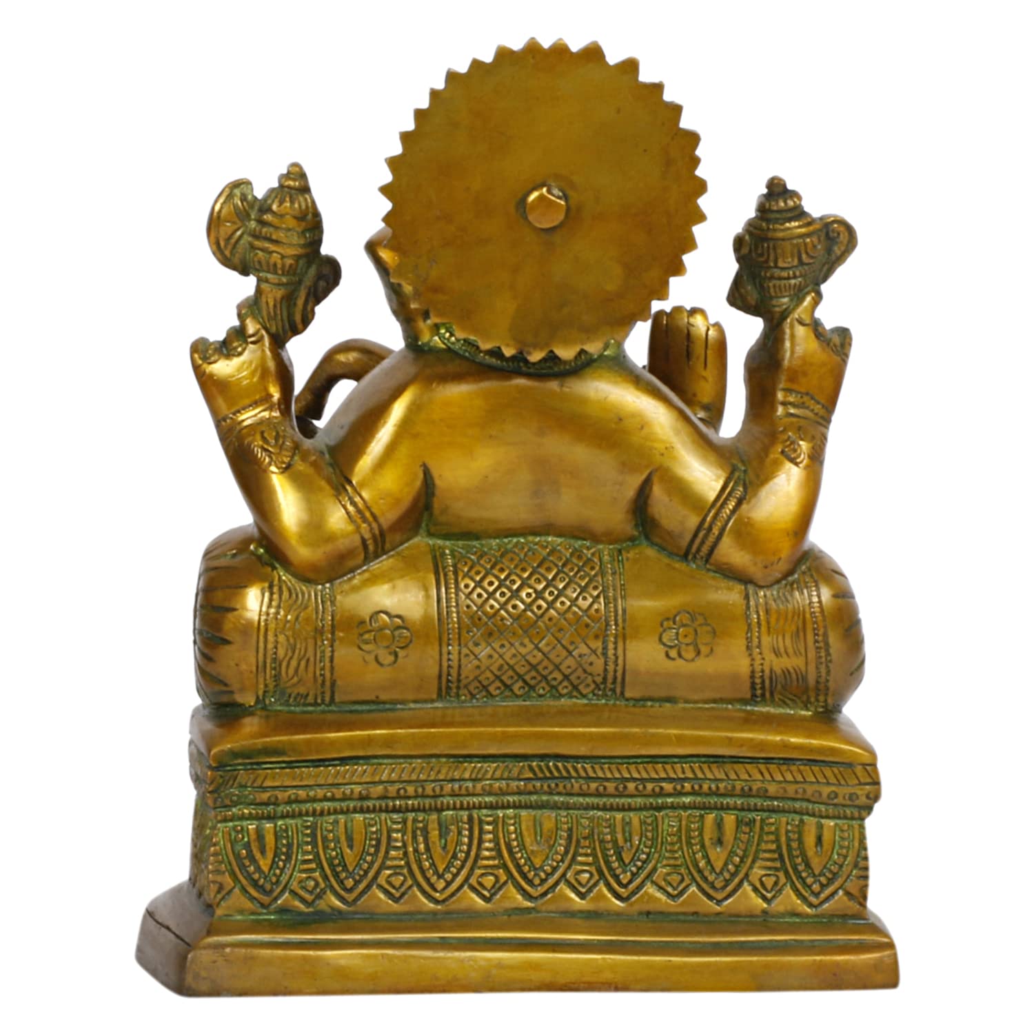 Brass Ganesh ganpathi vinayak murti Statue Idol for Home décor/Temple/Gift Item