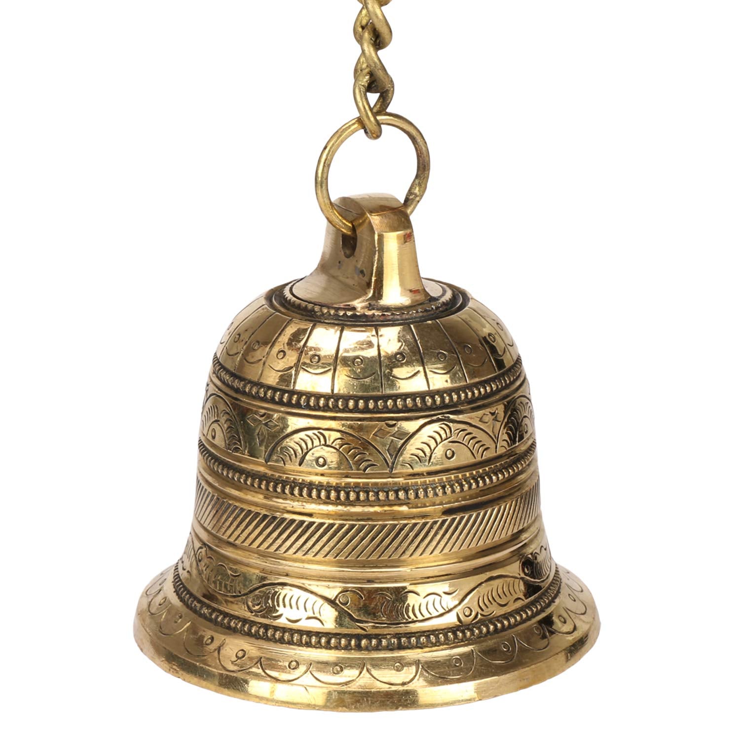 Brass Bell with Chain for Temple/Home décor/Gift Item