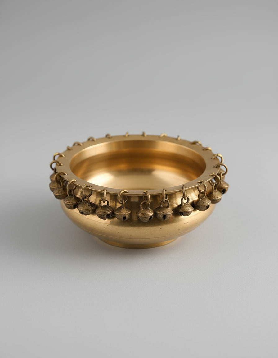 brass urli bowl for fruits/snacks/home décor/gift item