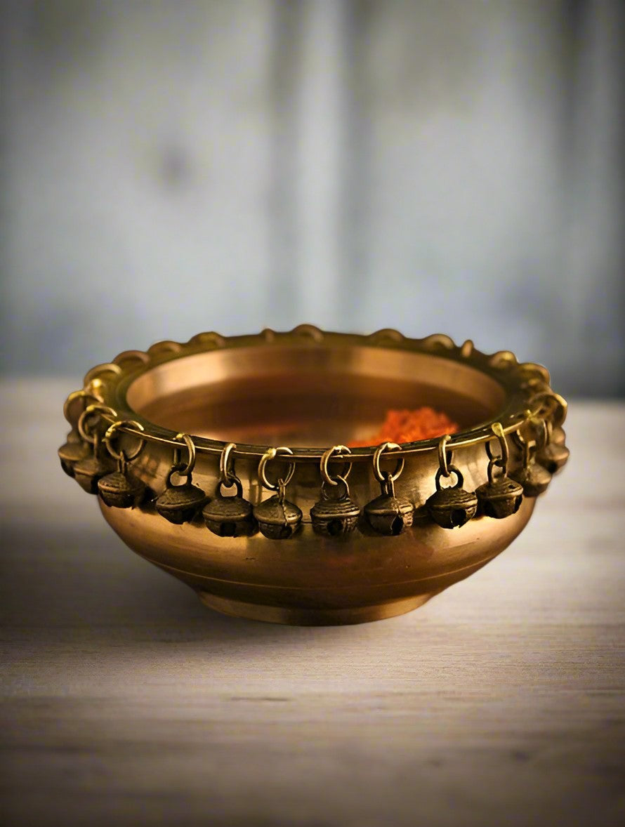 brass urli bowl for fruits/snacks/home décor/gift item