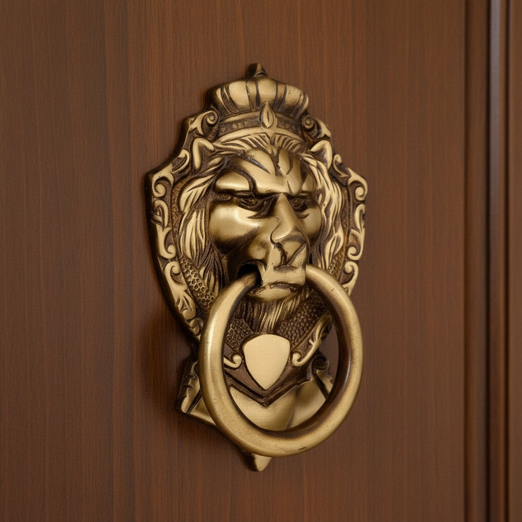 Brass Lion Head Door Knocker for Home décor/Gift Item