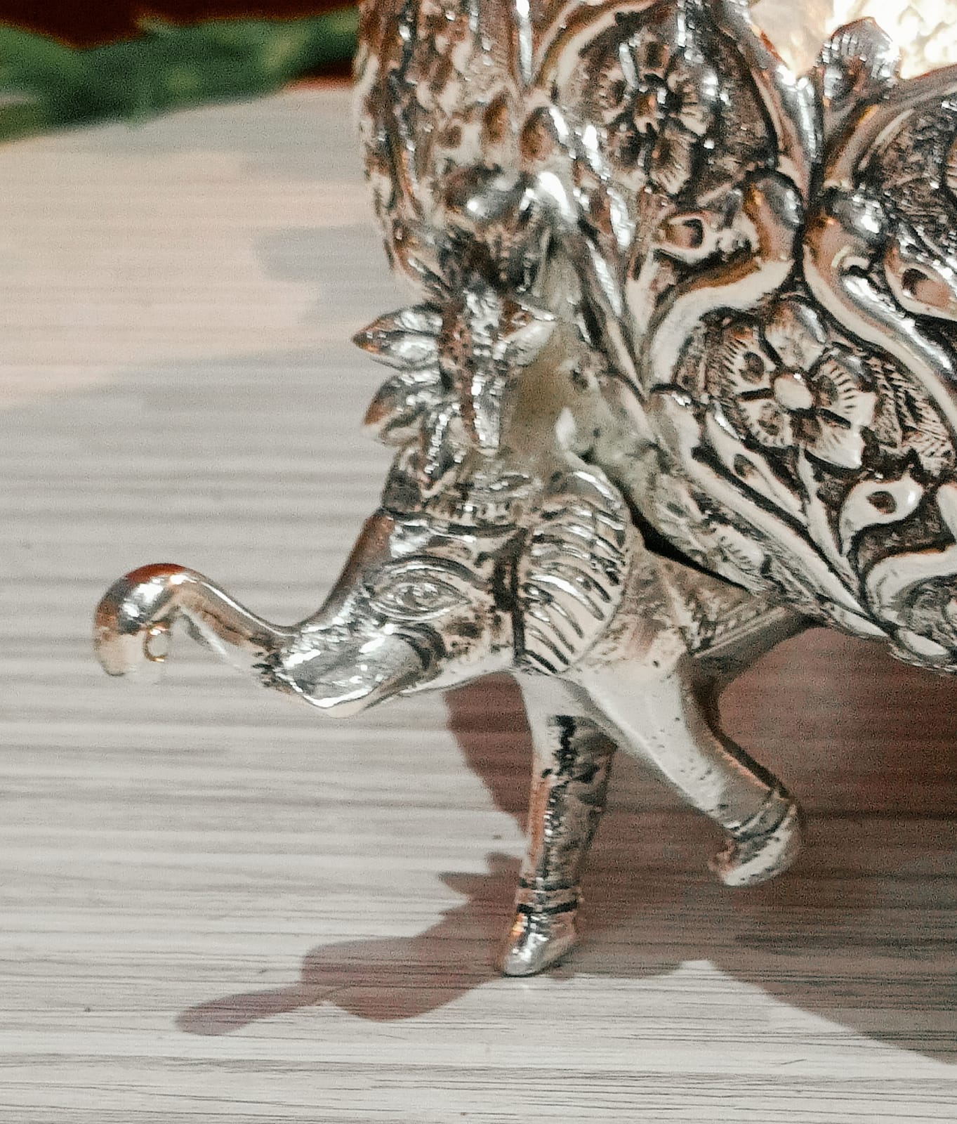 German silver new elephant URLI bowl