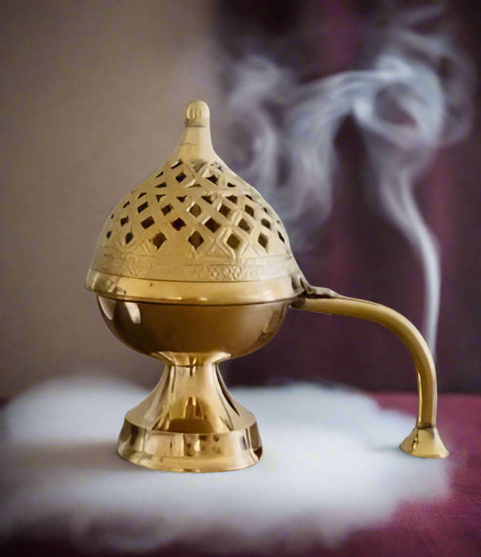Brass Dhoop Daan/ Incense Holder