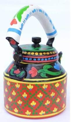 Colorful Handmade Kettle Décor | Bright Home Accent | Unique Kitchen Decoration, multicolor